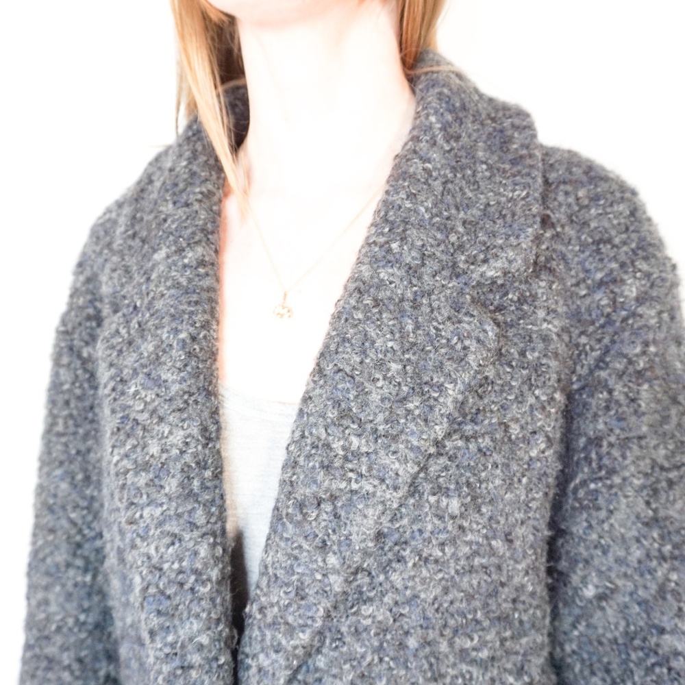 WILFRED Gondry Alpaca Grey Jacket Coat Button-Up - Picture 7 of 8